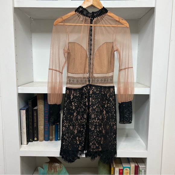 For Love & Lemons Vivian Mini Lace Dress - Picture 4 of 16